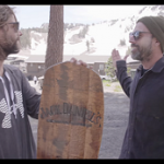 Whiskey Barrel Snowboard